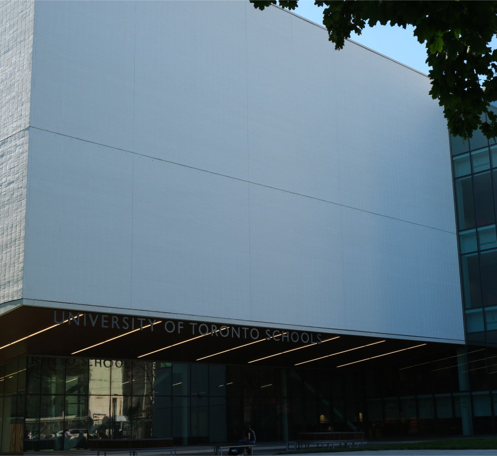 Entrance to University of Toronto school