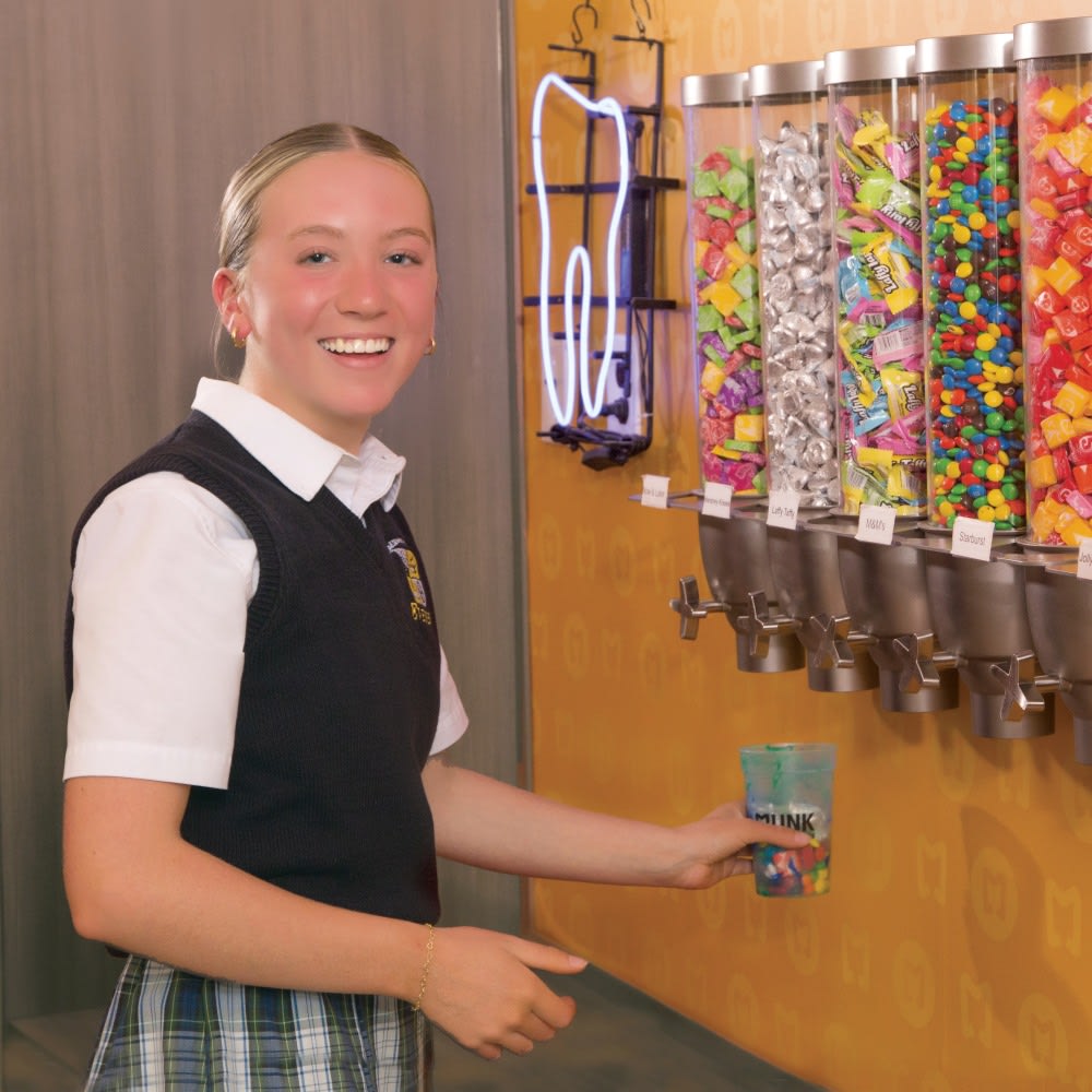 Candy Wall at Munk Orthodontics