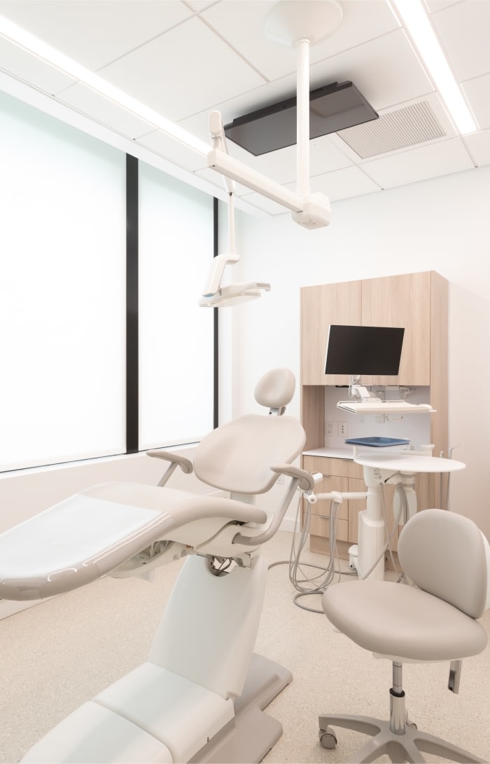 Dental exam room.