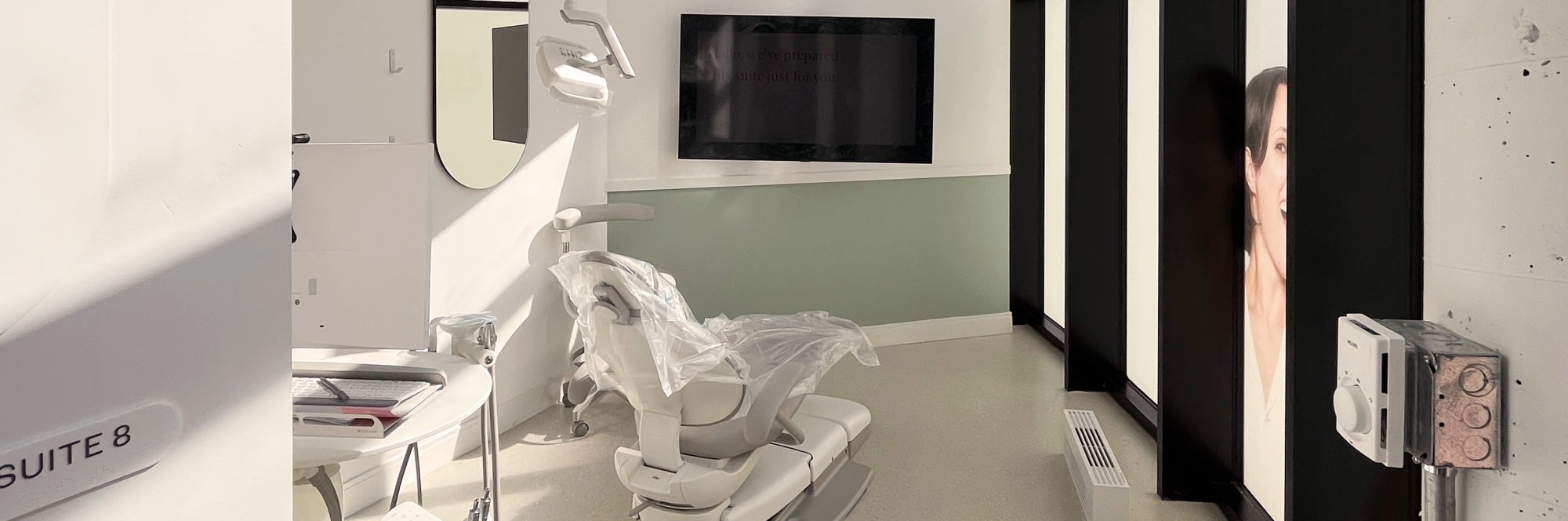 Dental exam room.
