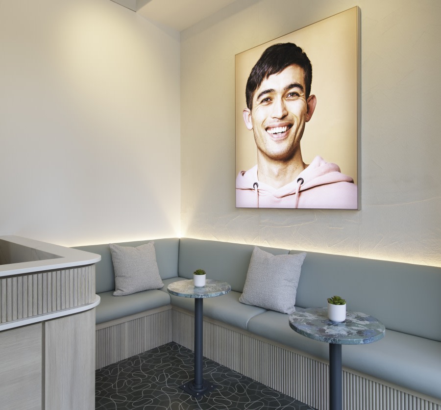 Waiting area in Chelsea