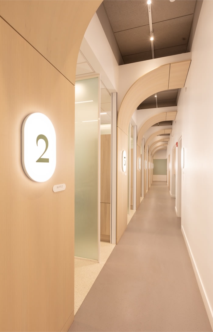 Row of dental suites.