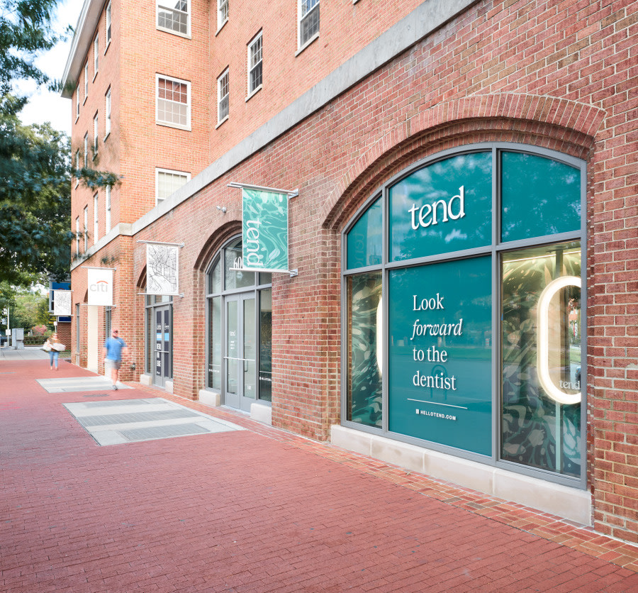 The exterior of Tend Capitol Hill