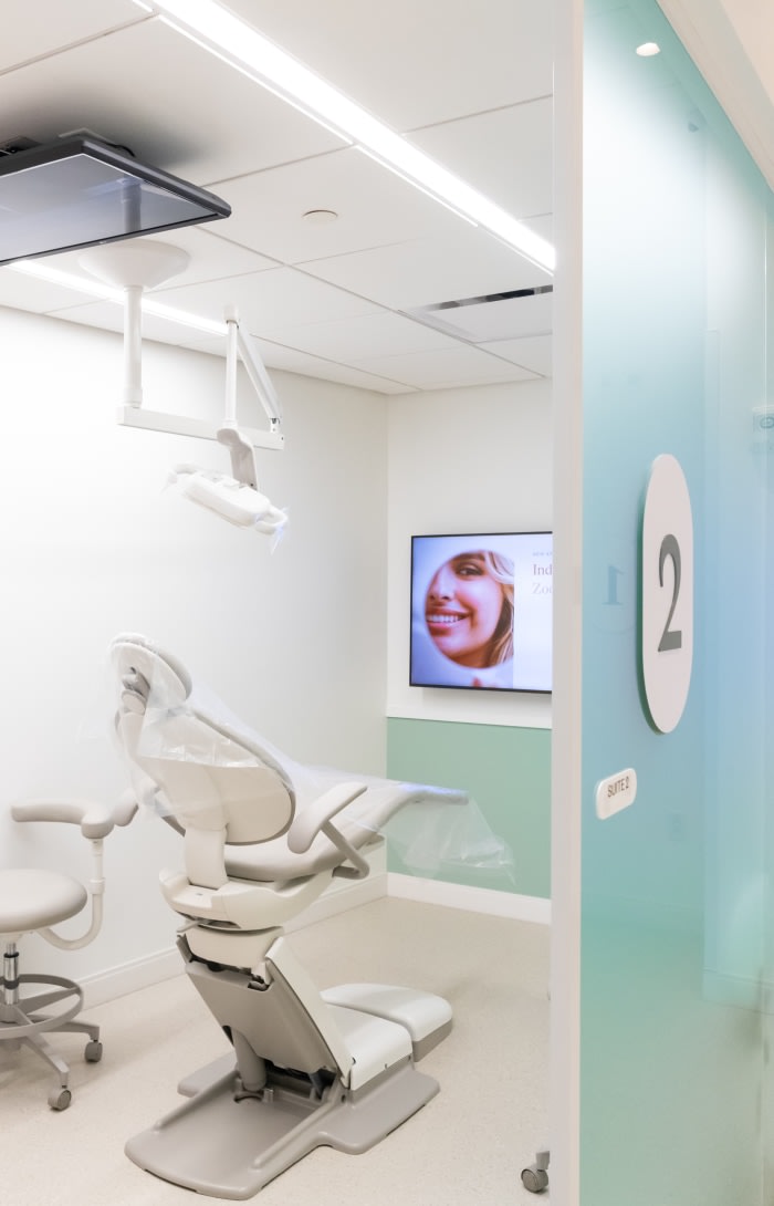 Dental exam room.
