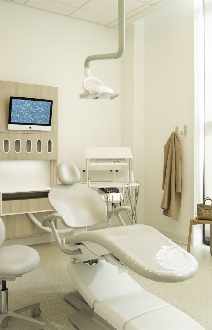 Dental exam room.