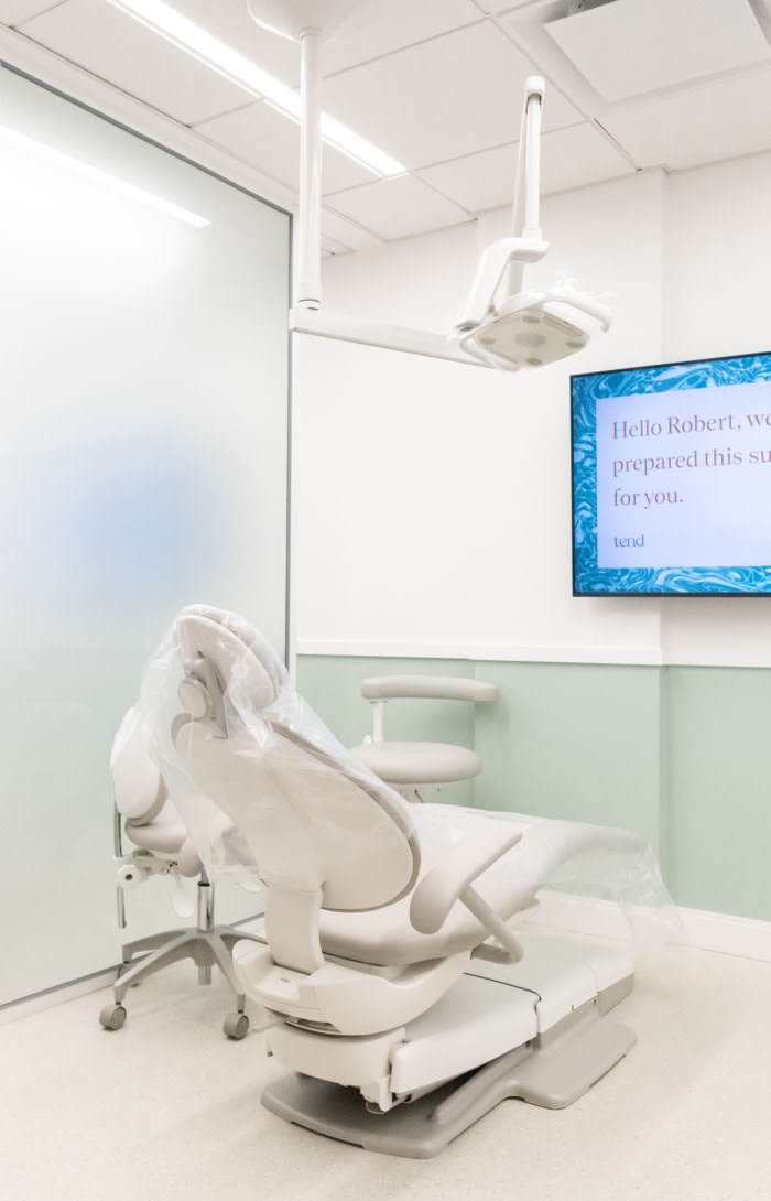 Dental exam room.