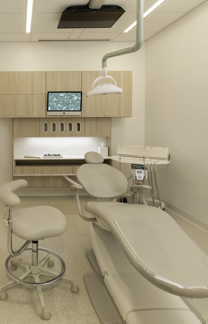 Dental exam room.