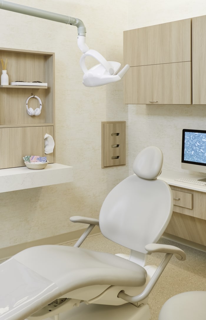 Dental exam room.
