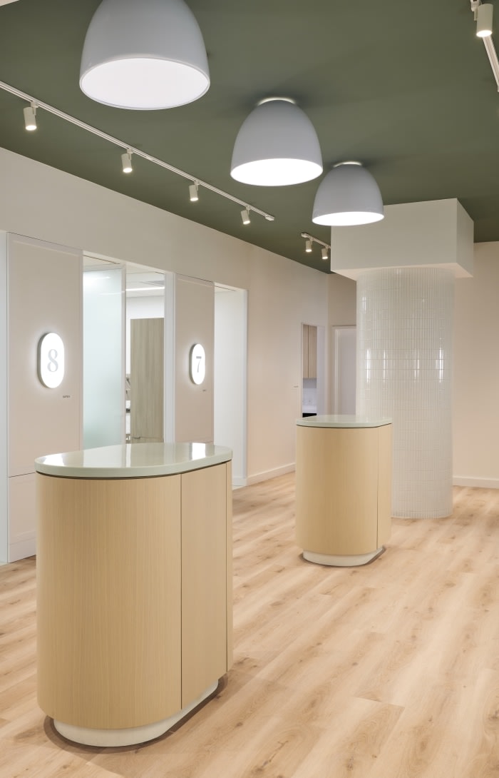 Row of dental suites.