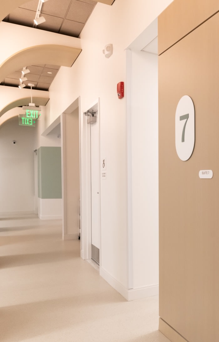 Row of dental suites.