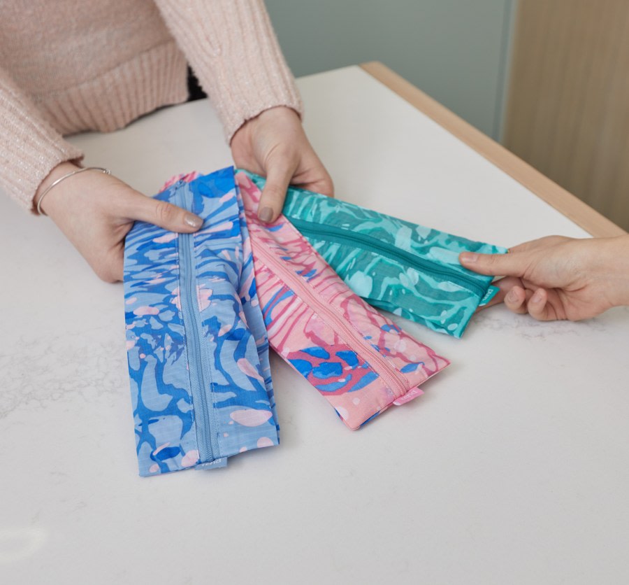 Complimentary Tend Dental brush bag.