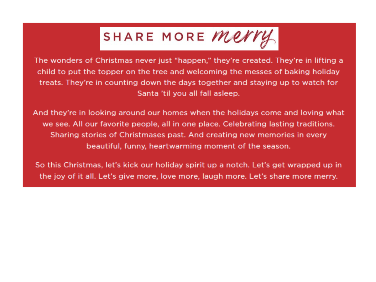 November Holiday Open House