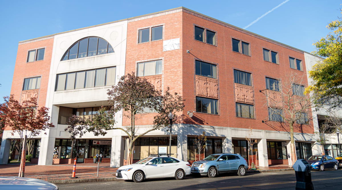Exterior of office building