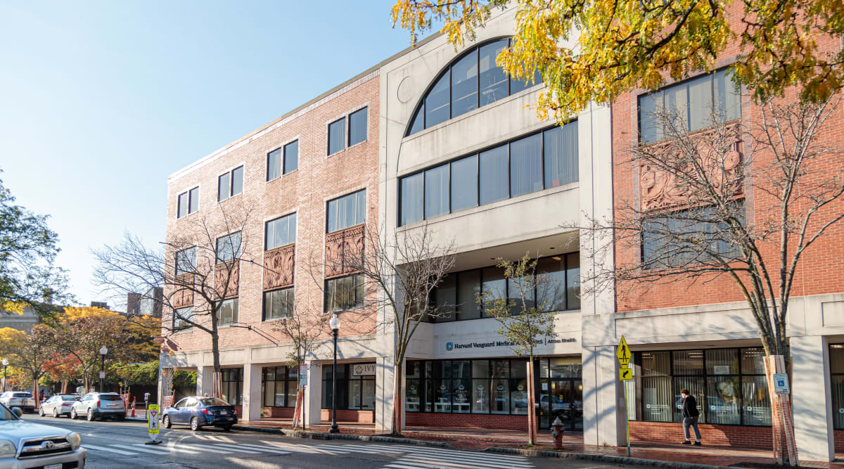 Exterior of office building