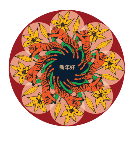 Chinese New Year Pocket Round