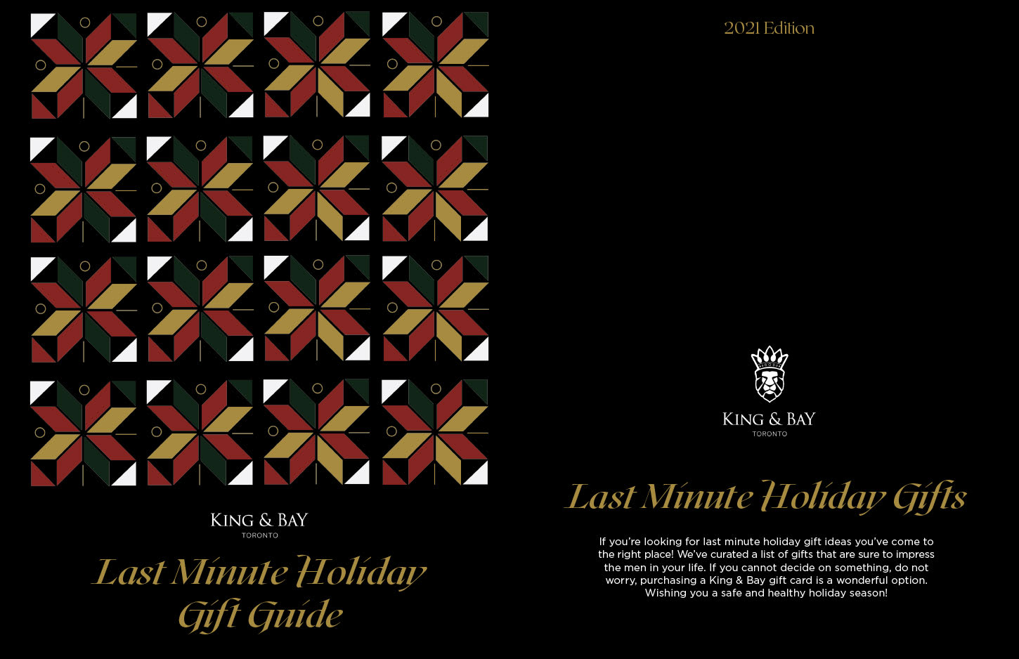 King & Bay Last-Minute Holiday Gift Guide