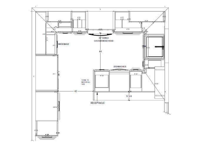 kitchen detailed drawings
