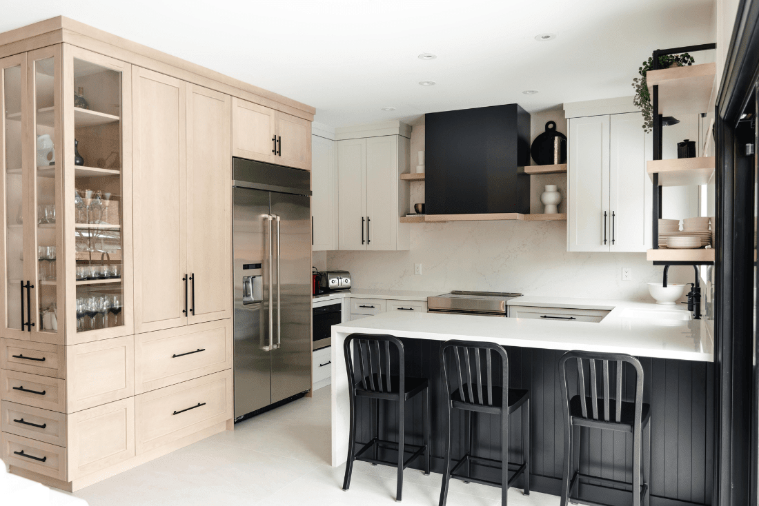 transitional-white-black-kitchen