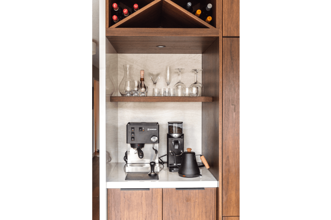 coffee-bar-corner-walnut-quartz-kitchen