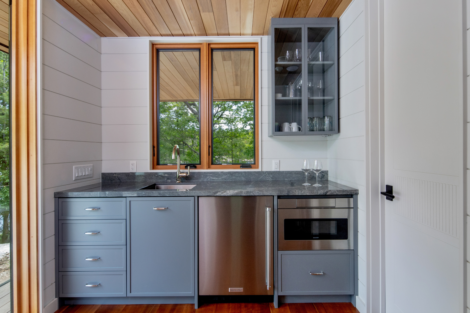 Project Huckleberry: Contemporary Cottage Bunkie Kitchenette