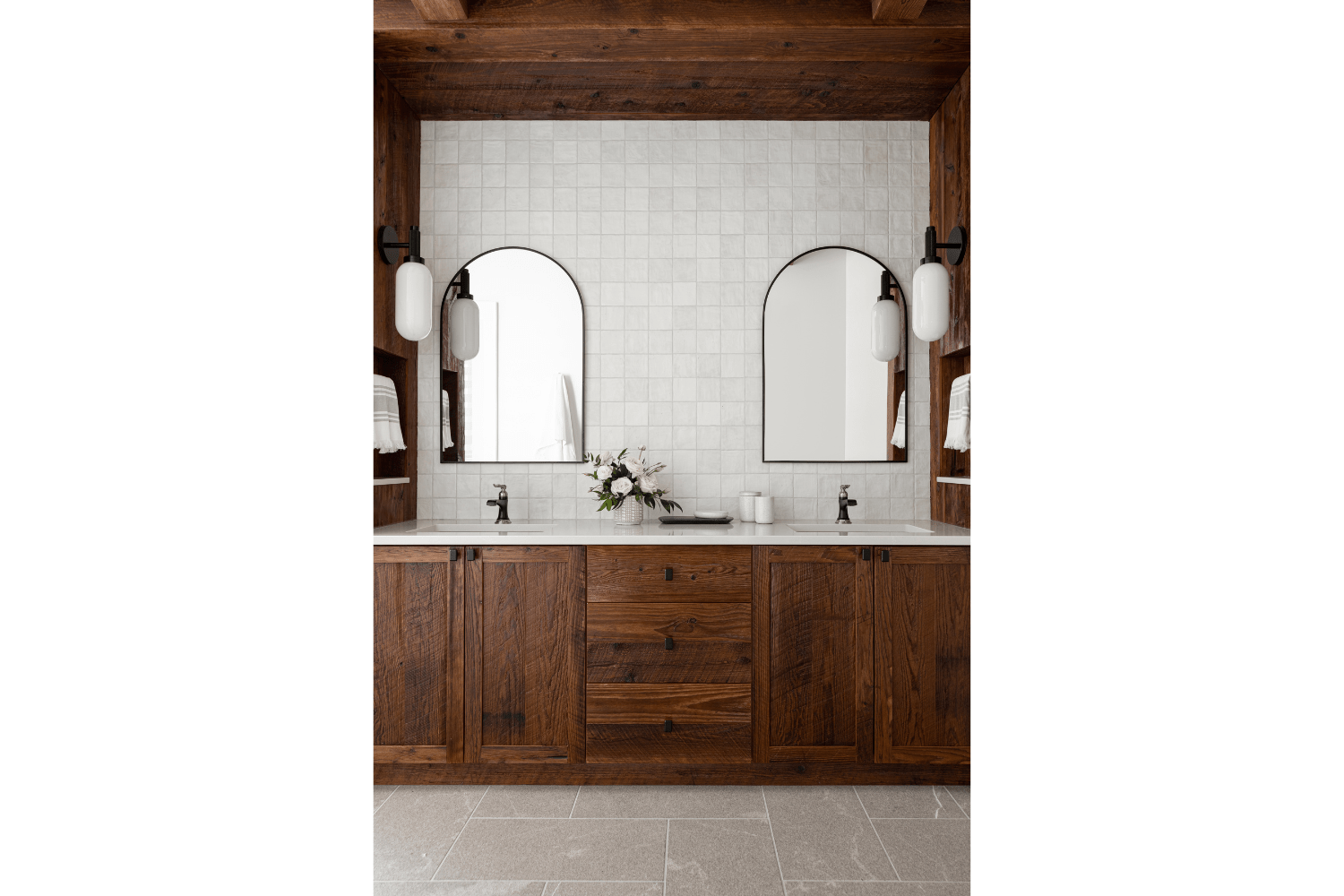 Project Morrison Lake:  Rustic Master Bathroom Vanity 