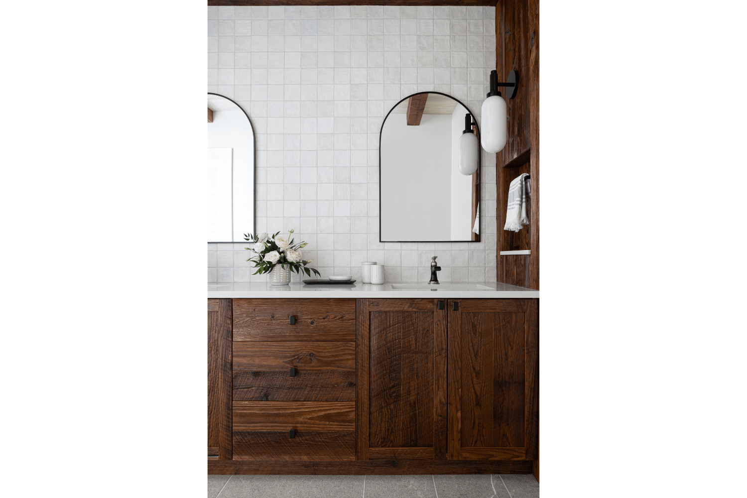 Project Morrison Lake:  Rustic Master Bathroom Vanity 