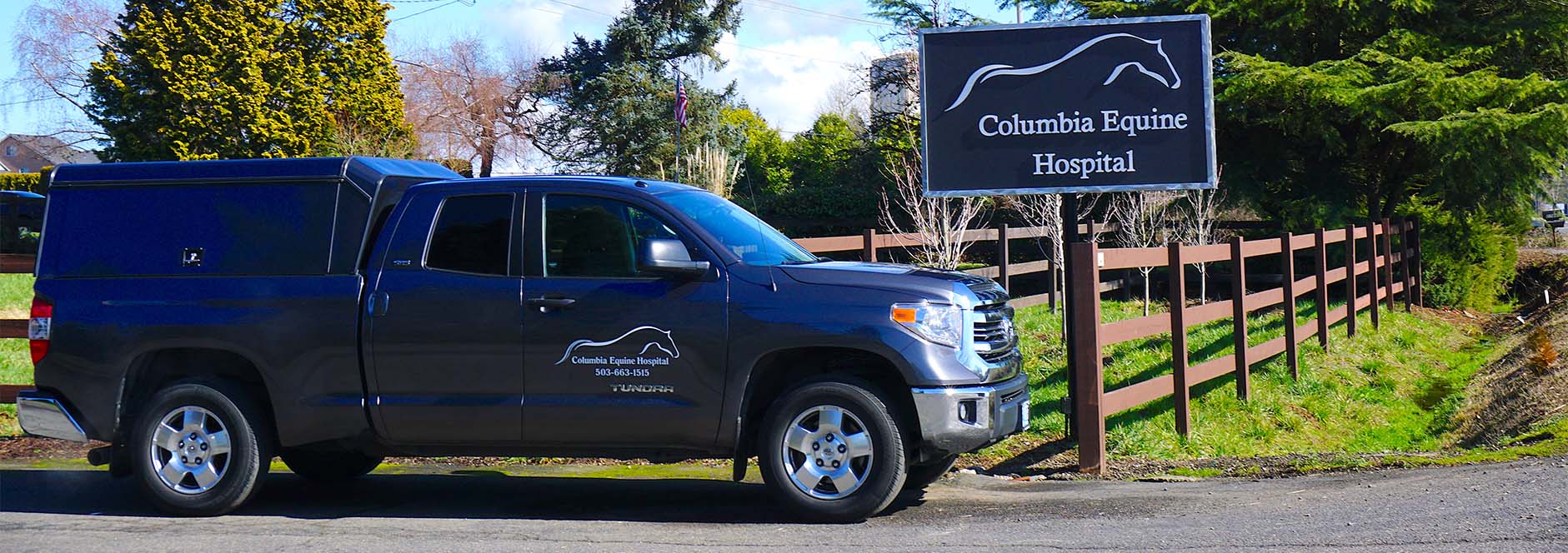 Columbia Equine Truck & Sign