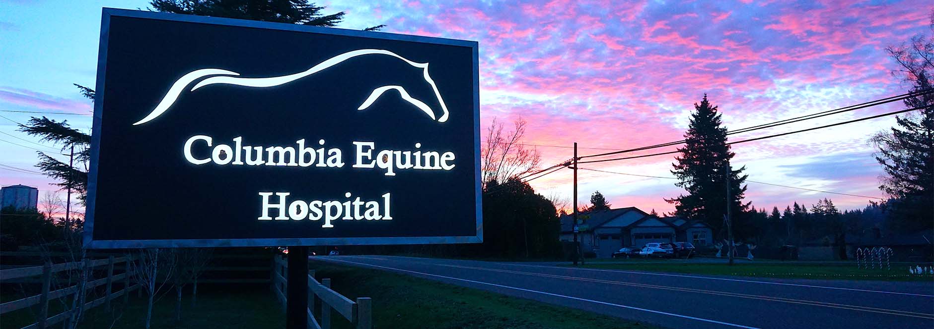 Columbia Equine Sign