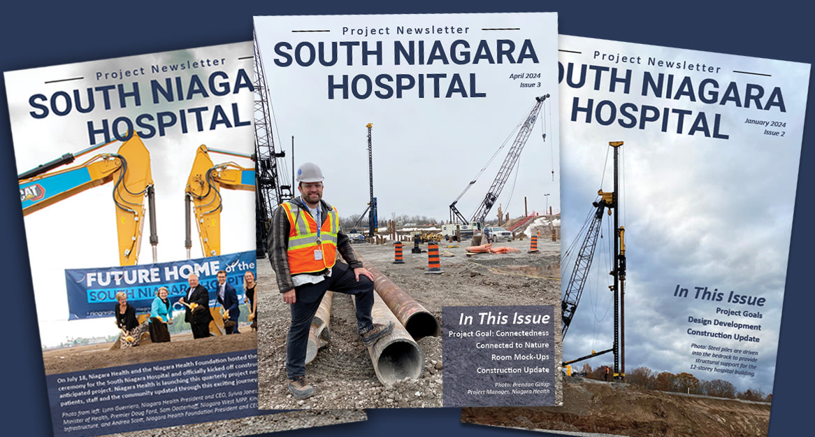New Issue! South Niagara Hospital Project Newsletter 