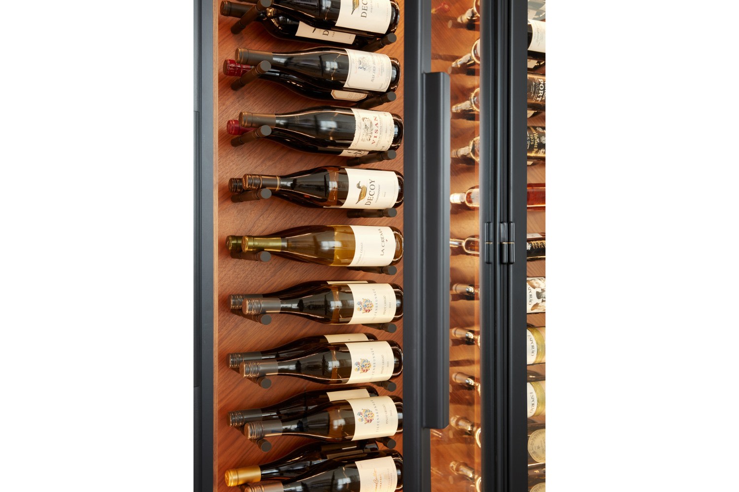 Project Park: Close Up Details of Pegs in Custom Wine Rack