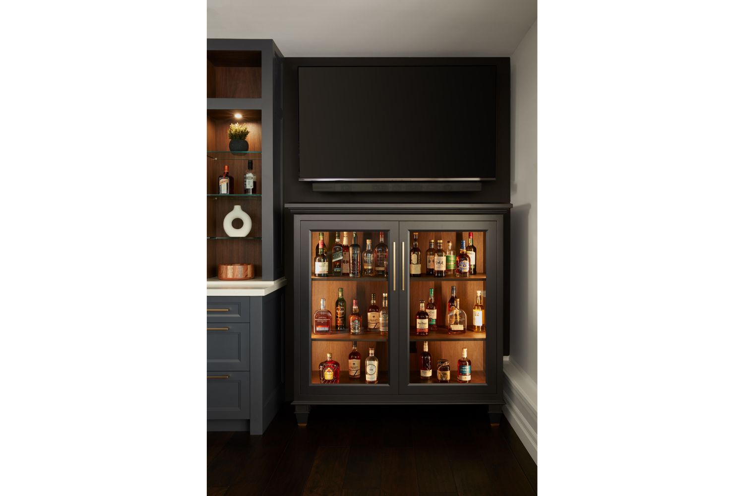 Project Manor Ridge: Walnut Whiskey Cabinet