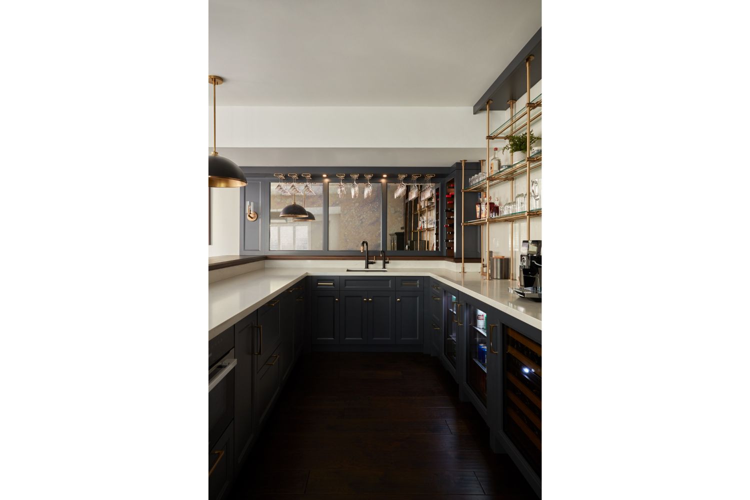 Project Manor Ridge: Custom Black Cabinets and Quartz Countertop