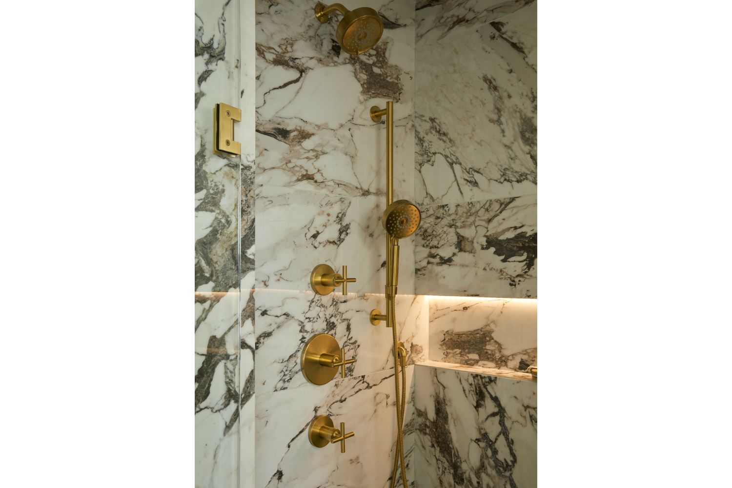 Project Birch Hill: Custom Marble Bathroom Shower