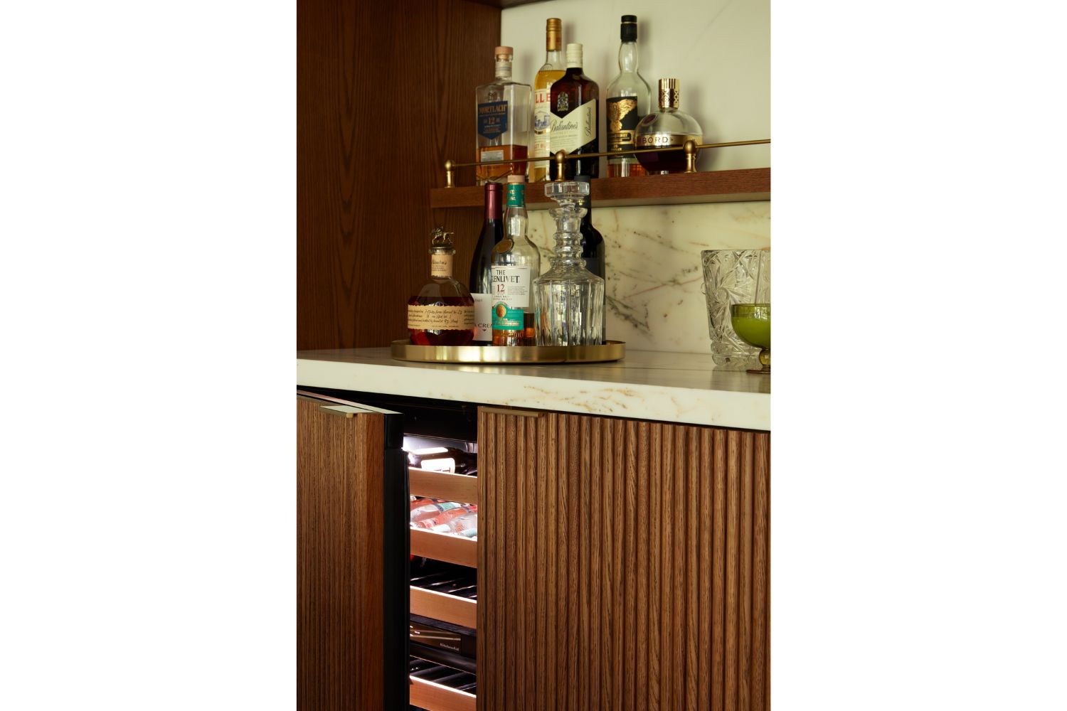 Project Birch Hill: Close Up Details of Home Bar