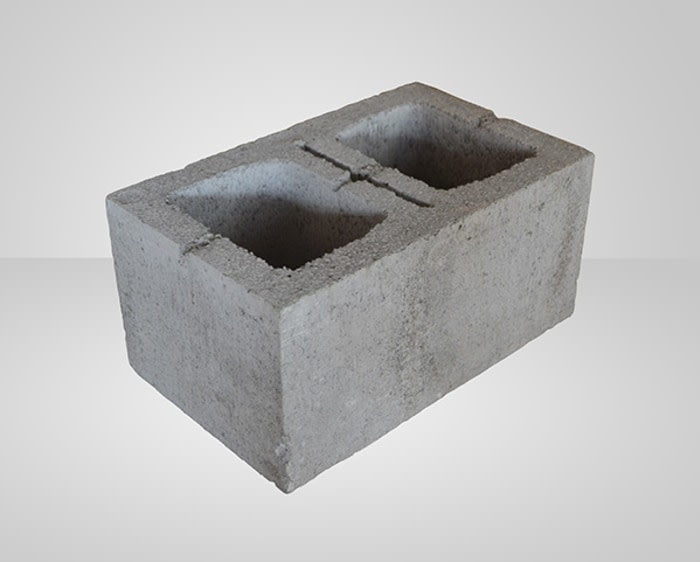 Concrete block 10 inch 2 plain end pier