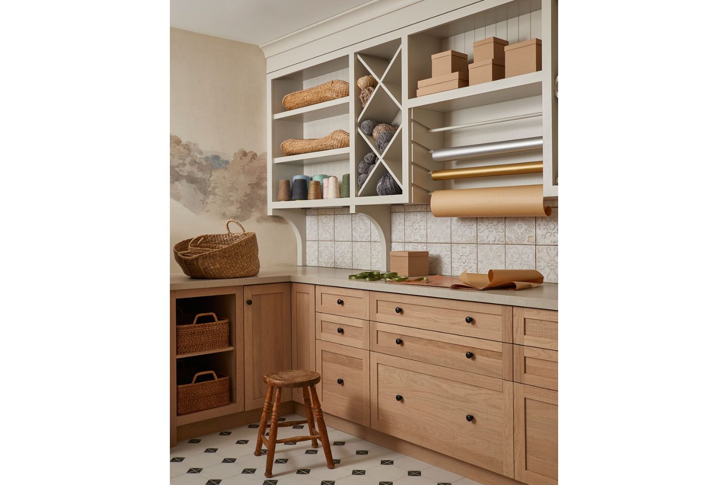 Project Meadow Wood: Laundry Room Cabinet Storage