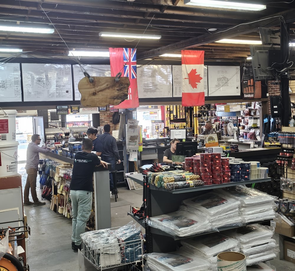 Store interior.