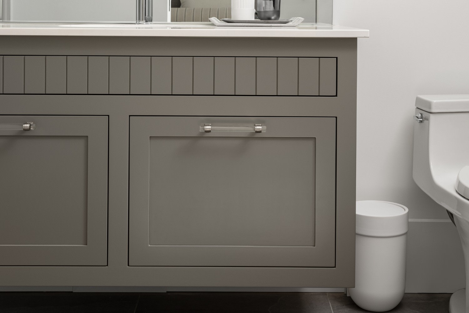 Contemporary Floating Bathroom Vanity in Guest Ensuite