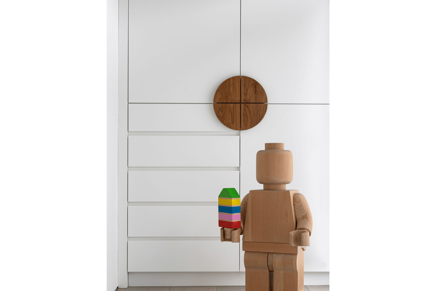 Kids bunk bed room modern and luxurious closet design