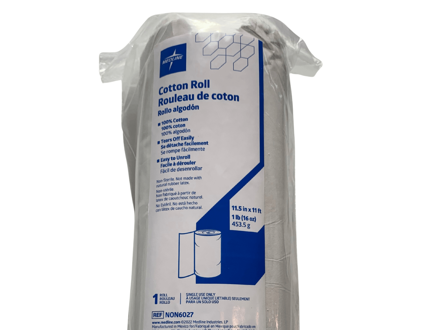 Rolled Cotton 11 Inch