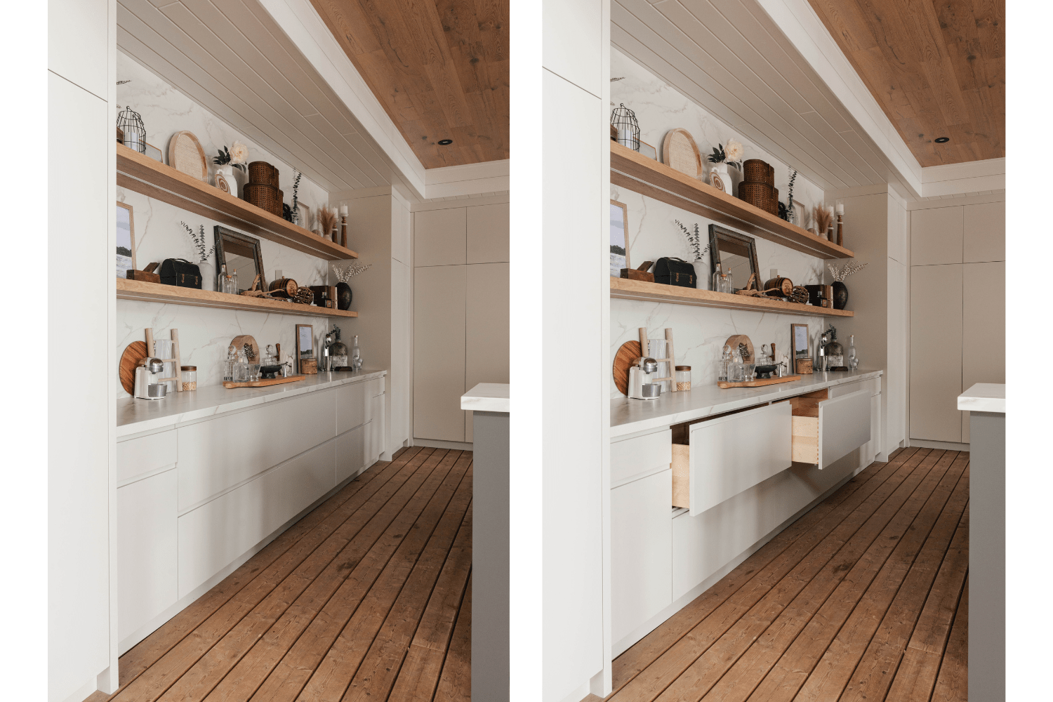 Boathouse marine grade cabinetry drawers
