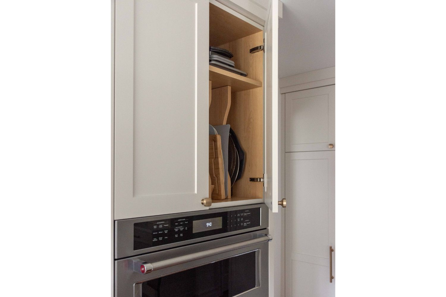 Custom kitchen organization tray dividers