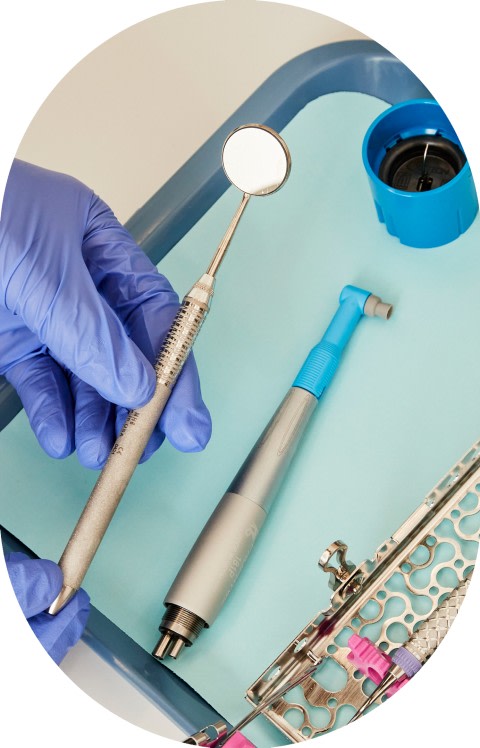 Dental tools at Tend.