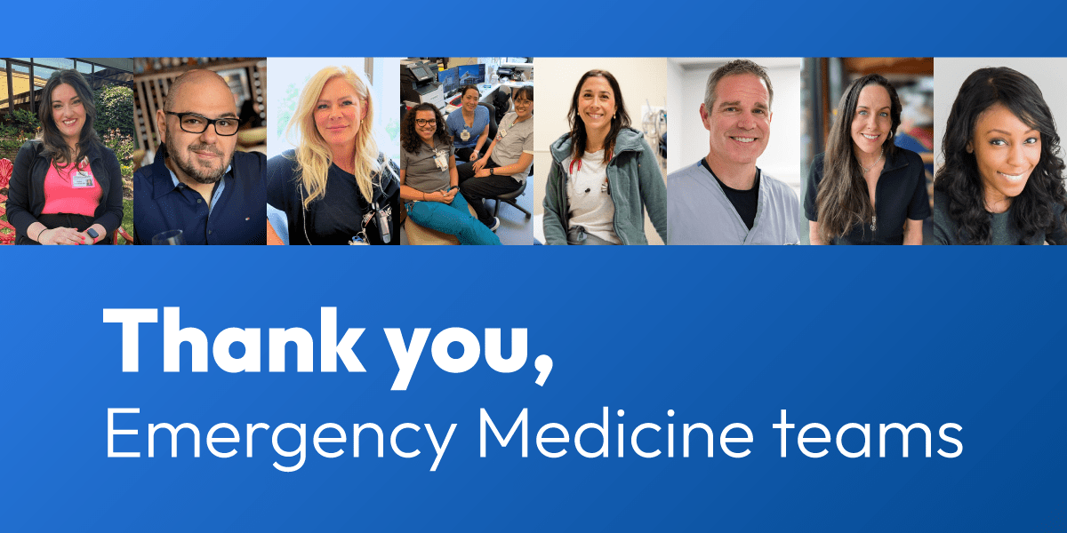 Thank you to our ED teams