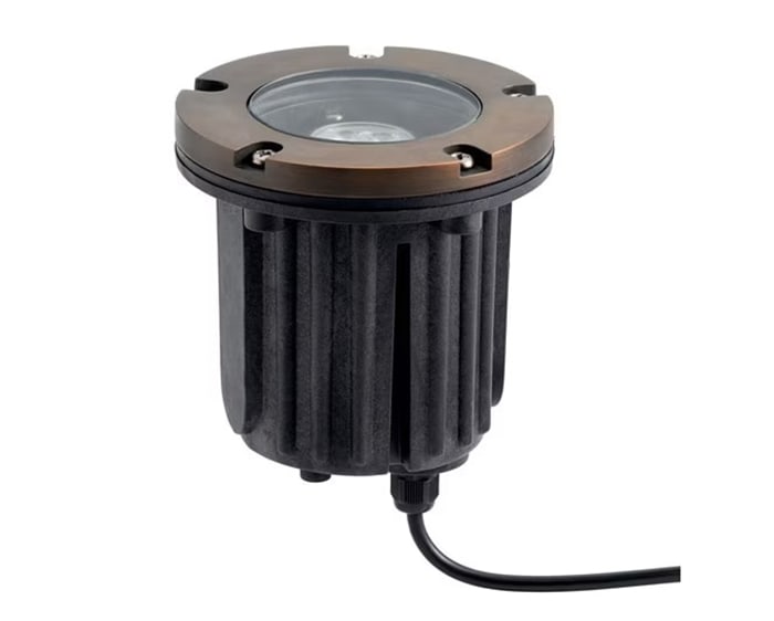 12V In-Ground Brass Trim Centennial Brass